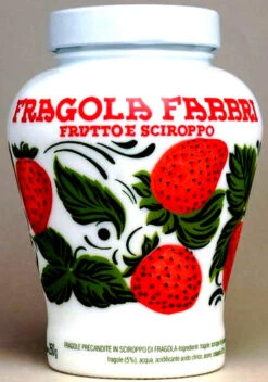 Fabbri Fragola Strawberry Fruit And Syrup, 21 Oz