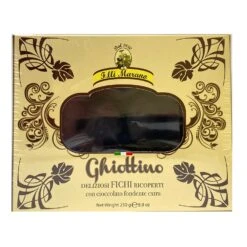 F.lli. Marano, Ghiottino, Extra Dark Chocolate Covered Figs, 8.8 Oz