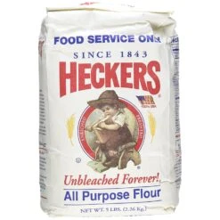 Heckers Unbleached All Purpose Flour, 5 Lb | 2.26 Kg