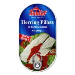 Richter Herring Fillets In Tomato Sauce, 200g Can