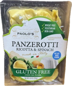 Paolo's Gluten Free Panzerott Parmigiano Reggiano, Ricotta & Spinach, 8.8 Oz | 250g