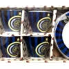 Inter Espresso Cups And Saucers Set Of 6