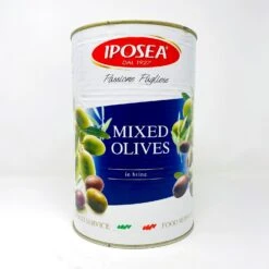 Iposea Mixed Olives In Brine, 148.15 Oz | 4200g
