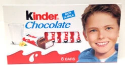Kinder Chocolate, 8 Bars, 100g