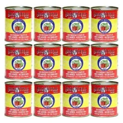 Luigi Vitelli D.O.P. Certified San Marzano Italian Plum Tomatoes, 1 Lb 12 Oz. | 28 Oz Can -Piccolos Gastronomias LV DOP 28oz 12pk