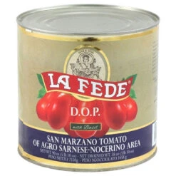 La Fede DOP San Marzano Tomates, 3kg (3 Lb 10 Oz)