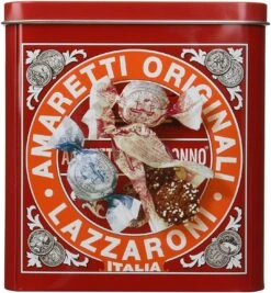 Lazzaroni Amaretti Di Saronno Large Tin, 16 Oz, 450 G