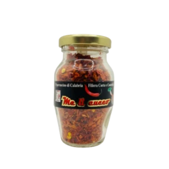 Lombardo Calabrian Hot Chilli Pepper, Crushed In Glass Jar, 1.8 Oz | 50g