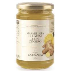 Agrisicilia Sicilian Lemon With Ginger Marmalade, 12.7 Oz | 360g