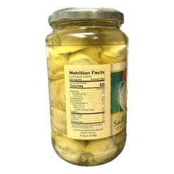 Marinella Small Artichoke Hearts In Sunflower Oil, 18.4 Oz | 520g -Piccolos Gastronomias Marinella Small Artichoke Hearts in Sunflower Oil 3