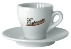 Nuova Point - Milano Espresso Cups/Saucers - Espresso Imprinted