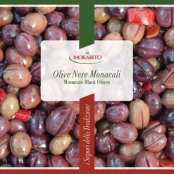 Morabito Monacale Black Olives, Olive Nere Monacali, 5 Lb 8 Oz | 2500g -Piccolos Gastronomias Morabito monacale black olives 4