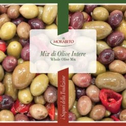 Morabito Whole Mix Olives, Mix Di Olive Intere, 5 Lb 8 Oz | 2500g -Piccolos Gastronomias Morabito whole mixed olives 4