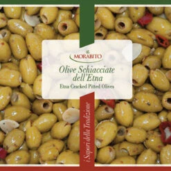 Morabito Etna Cracked Pitted Olives, Olive Schiacciate Dell'Etna, 5 Lb 1 Oz | 2300g -Piccolos Gastronomias Morabito schiacciatelle etna 4