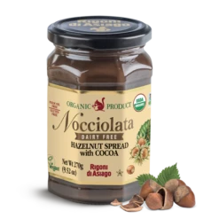 Rigoni Di Asiago Nocciolata Dairy Free, Organic Hazelnut Spread, 9.5 Oz