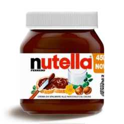 Ferrero Nutella Glass European, 450g Glass Jar