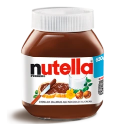 Ferrero Nutella Made In Italy, 630g Glass Jar