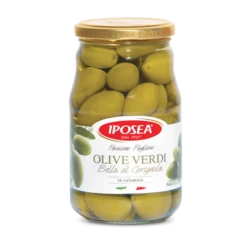 Iposea Olive Green Cerignola, 18.70 Oz | 530g