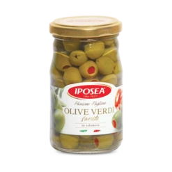 Iposea Olives Stuffed With Peppers, 10.23 Oz | 290g