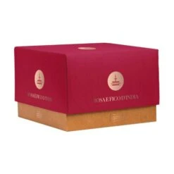 Fiasconaro Panettone With Rose Petal And Prickly Pear Covered With White Chocolate, 2.2 Lb | 1 Kg