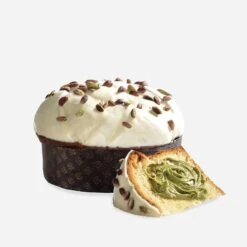 Fiasconaro Dolce & Gabbana Sicilian PISTACHIO PANETTONE IN SMALL TIN, 500 G -Piccolos Gastronomias PN0802GRE20 85025 1 545901d8 8305 483e 8936 29681d93fc2c