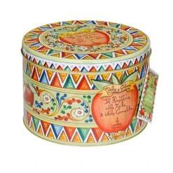 Fiasconaro Dolce & Gabbana Sicilian Panettone Apple & Cinnamon Round TIN, 35.3 Oz