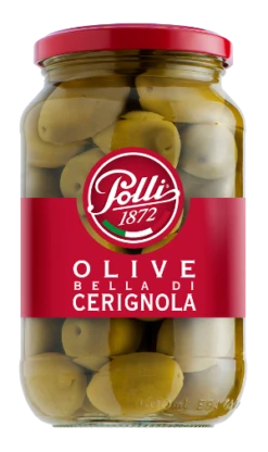 Polli Cerignola Olives, 10.5 Oz | 300g