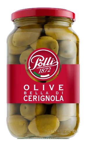 Polli Cerignola Olives, 10.5 Oz | 300g 1 Polli Cerignola Olives, 10.5 Oz | 300g