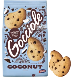 Pavesi Gocciole Coconut With Chocolate, 11.28 Oz | 320g