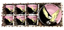 Palermo Espresso Cups And Saucers Set Of 6