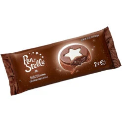 Pan Di Stelle Biscocrema, Cocoa And Hazelnut Biscuits With Pan Di Stelle Cream, 168 G -Piccolos Gastronomias Pan Di Stelle Biscocrema 4