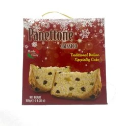 Panettone Classic FULL CASE Of 12, Made In Italy, 2 Lb, Pack Of 12 -Piccolos Gastronomias Pannettone