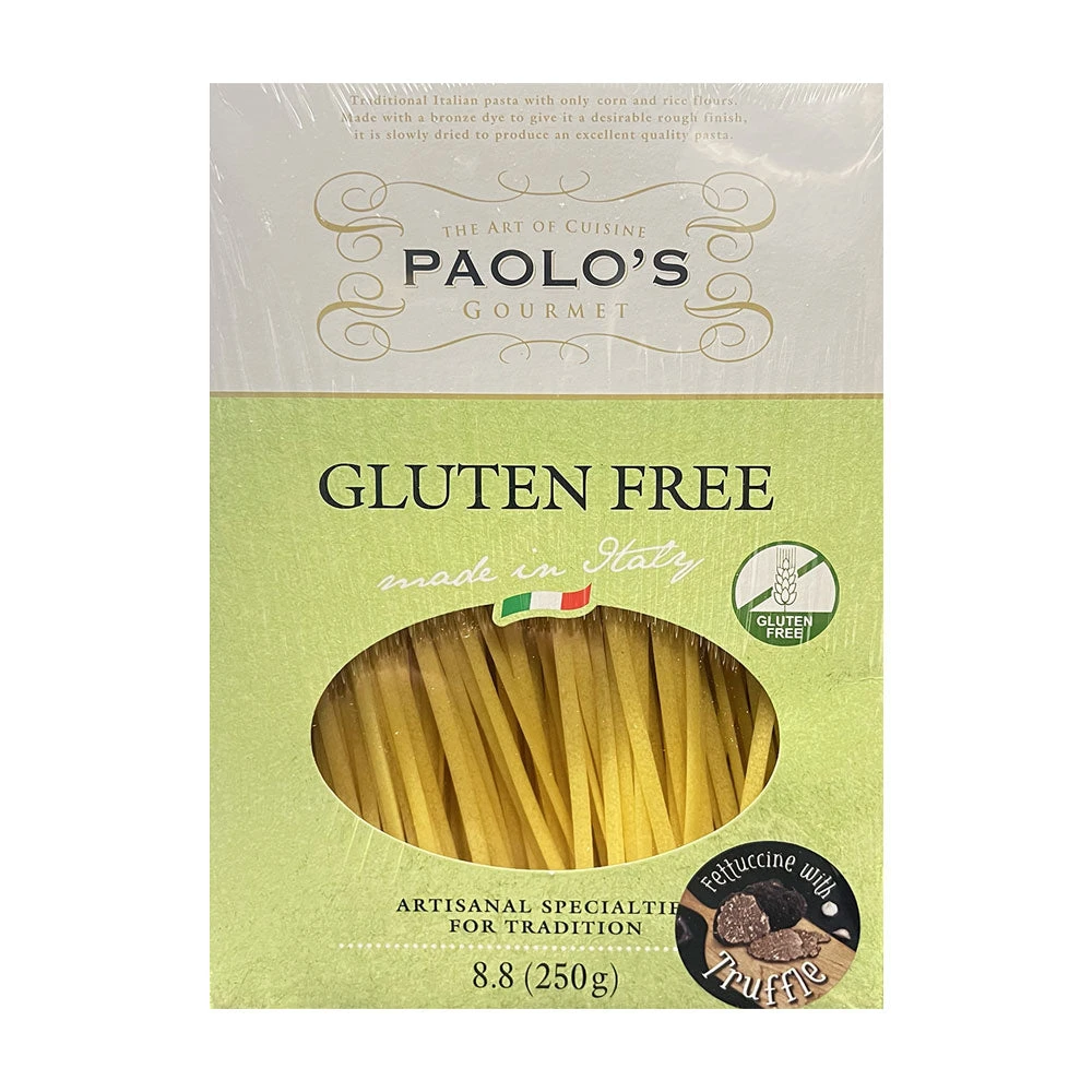 Paolo's Gluten Free Fettuccine With Truffle, Corn & Rice Flour, 8.8 Oz | 250g 1 Paolo's Gluten Free Fettuccine With Truffle, Corn & Rice Flour, 8.8 Oz | 250g