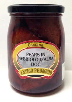 Antico Pedaggio Pears In Nebbiolo D'Alba, 530g