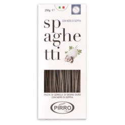 Pirro Pasta Squid Ink Spaghetti, 8.8 Oz - 250g
