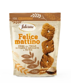 Falcone Rombi Mattino Whole Wheat Cookies, 17.6 Oz | 500g