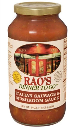 Rao's Sausage & Mushroom Sauce 24 Oz. Jar