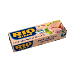 Rio Mare Solid Light Tuna In Olive Oil Can, 3 Cans X 80g | 240g Total