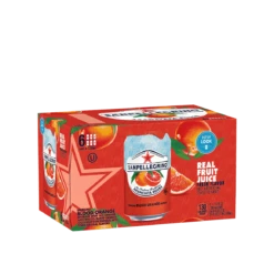 San Pellegrino Blood Orange Sparkling Fruit Beverage, 11.15 Fl. Oz Cans -Piccolos Gastronomias SanPell AranicataRossa 6pack 2