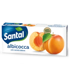 Santal Apricot Juice, Albicocca, 3 X 200 Ml