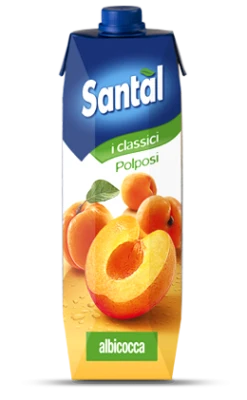 Santal Apricot Juice, Albicocca, 1 LT | 1000 Ml