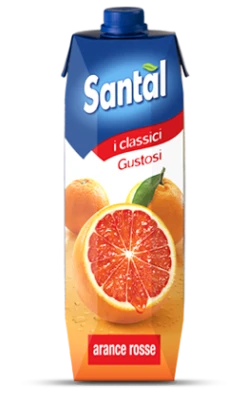Santal Blood Orange Juice, Arance Rosse, 1 Liter - 1000 Ml