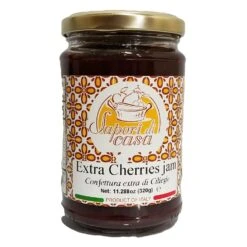 Sapori Di Casa Extra Cherries Jam, 11.28 Oz | 320g