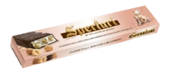 Sperlari Hard Nougat W/ Hazelnuts Coated W/ Dark Chocolate, 8.7 Oz - 250g