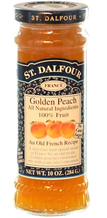 St. Dalfour Golden Peach Fruit Spread, 10oz