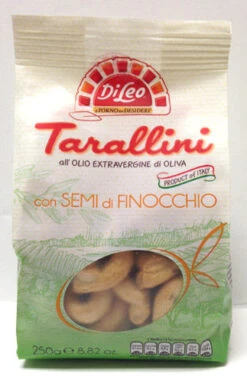 Di Leo Tarallini With Fennel Seeds, 250g