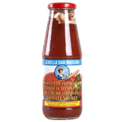 La Bella San Marzano Tomato Puree, Passata Di Pomodoro, 24 Oz | 680g