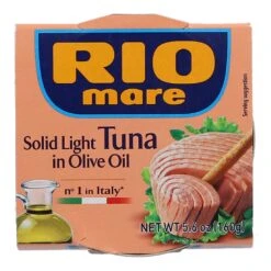 Rio Mare Solid Light Tuna In Olive Oil, 160g Can