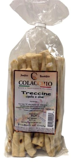 Colacchio Treccine Cipolla E Olive,14 Oz | 400g