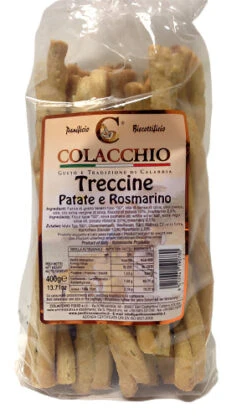 Colacchio Treccine Patate E Rosmarino, 400g